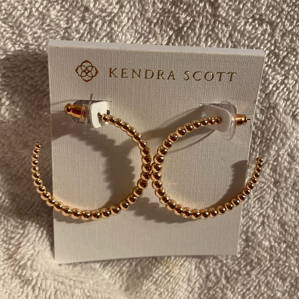Kendra Scott beaded hoops